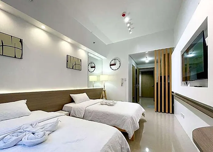 Twin-bed Oasis Moa Walkability Shore 2 Residences