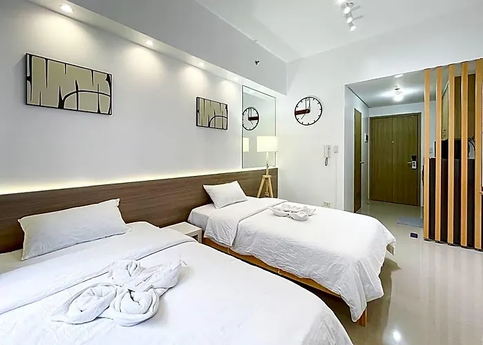 Twin-bed Oasis Moa Walkability Shore 2 Residences