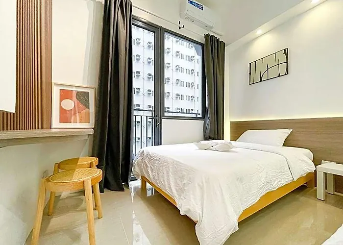 Twin-bed Oasis Moa Walkability Shore 2 Residences