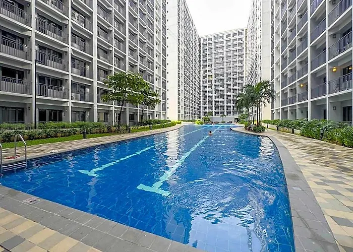 Twin-bed Oasis Moa Walkability Shore 2 Residences