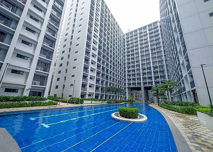 Twin-bed Oasis Moa Walkability Shore 2 Residences 호텔